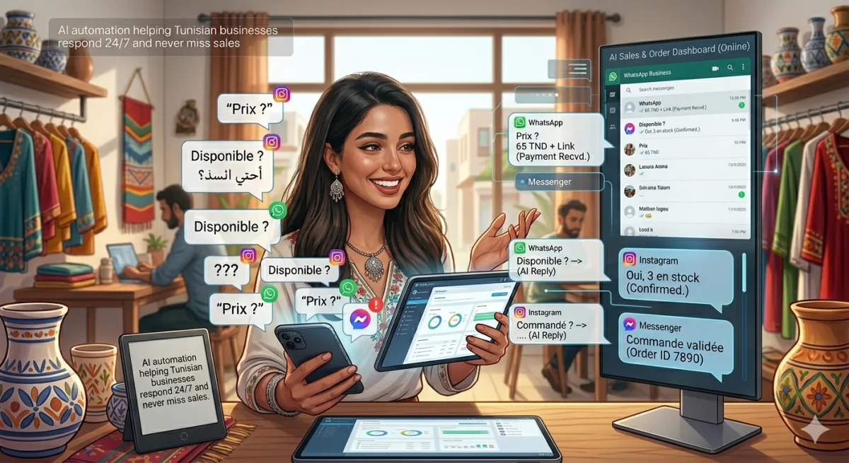 Automatiser WhatsApp Business en Tunisie : Guide Complet pour Répondre à vos Clients 24h/24, 7j/7